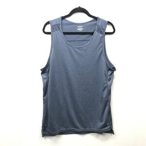 Skora Mens Running Sleeveless Shirt Qwick Dry Lightweight Breathable Blue - L